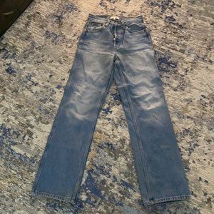 RE/DONE high rise loose jean size 24